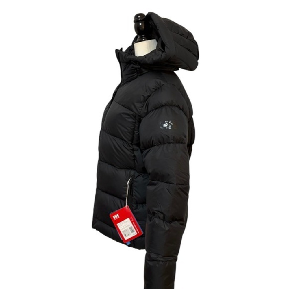 NEW Helly‎ Hansen Women's Large Active Puffy Hooded Jacket Black - Picture 8 of 12